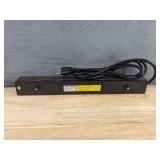 Brand New 6-Outlet Black Power Strip with Surge Protector