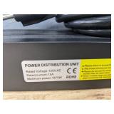 Brand New 6-Outlet Black Power Strip with Surge Protector
