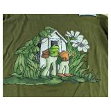 Brand New Frog and Toad Long Sleeve T-Shirt, Medium Size, 100% Cotton