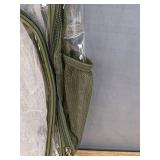 Brand New Moda West Clear and Green Backpack with Multiple Pockets