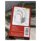 Brand New Moda West Clear and Green Backpack with Multiple Pockets