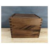 Brand New Wooden Recipe Box with Index Cards