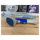 7 Brand New Household Items Including 3M Respirator and OXO Drain Protector