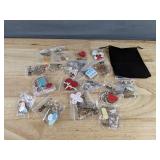 19 Brand New Nurse-Themed Enamel Pins with Storage Bag