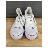 White High-Top Sneakers for Women (Size 7.5) and Men (Size 5.5)