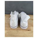 White High-Top Sneakers for Women (Size 7.5) and Men (Size 5.5)