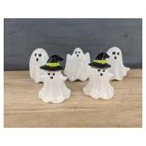 5 Brand New Ceramic Ghost Halloween Decorations