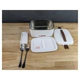 Brand New CJOIAW Electric Heated Lunch Box with Insulated Carrying Bag