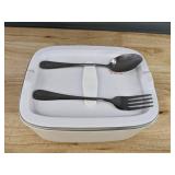 Brand New CJOIAW Electric Heated Lunch Box with Insulated Carrying Bag