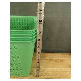Brand New Assorted Plastic Tote Bags and Laundry Baskets