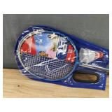 Brand New Sports Set: Basketball Hoop, 2-Player Badminton Kit, and 20 Training Cones