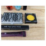 Brand New Cosmetics Collection Including Lipsticks, Gel, and Eyeshadow