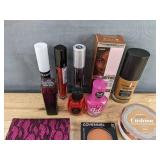11 New Assorted Makeup Items: Lip Gloss, Nail Polish, Etc.