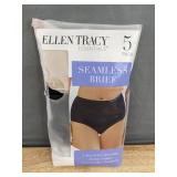 4 Pack of Brand New Ellen Tracy Essentials Seamless Briefs - Women
