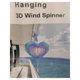 Brand New MCDE Hanging 3D Wind Spinner with Rainbow Colors