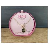 Brand New 14k Gold Dipped MOM Necklace with Original Superhero Pendant