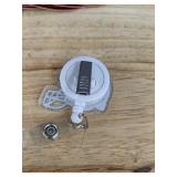 Brand New San Francisco 49ers NFL Croc Charms, Patches, and Retractable Badge Holder Set