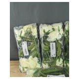 5 Brand New Packages of 12 White Artificial Rose Bouquets