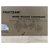 Brand New FRUITEAM 10-Piece Copper Nonstick Cookware Set