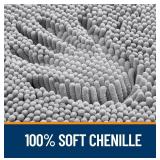 Brand New OLANLY Grey Bathroom Rug 30x20