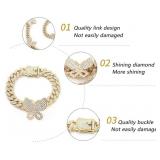 Brand New AAA Cubic Zirconia Butterfly Chain Bracelet/Anklet