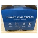 Brand New Kooteta Non-Slip Carpet Stair Treads Set of 12, Dark Gray