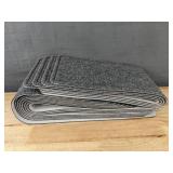 Brand New Kooteta Non-Slip Carpet Stair Treads Set of 12, Dark Gray