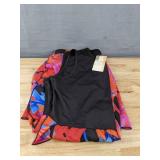 Brand New BTFBFM Sleeveless Maxi Dress with Floral Print and Ruffle Trim Women