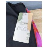 Brand New BTFBFM Sleeveless Maxi Dress with Floral Print and Ruffle Trim Women