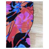 Brand New BTFBFM Sleeveless Maxi Dress with Floral Print and Ruffle Trim Women