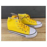 Brand New Kids Size 11 Yellow High Top Sneakers