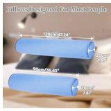 2 Brand New Yeekoro Inflatable Body Pillows for Adults - Blue