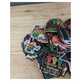 49 Brand New Juneteenth Stickers and 12 Ornaments