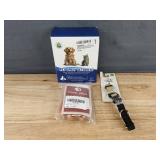 Brand New Pet Collection: Spray Deterrent, XS Dog Harness, Small Pet Collar $60.00 Retail