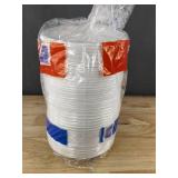 Brand New Bulk Pack of 250 Hefty Supreme 8 7/8" Foam Lunch/Dinner Plates