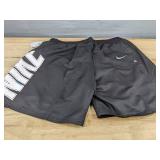Brand New Nike Swim Trunks Black White Red Men