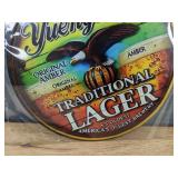Brand New 8" Round Yuengling Traditional Lager Tin Sign