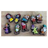 10 Brand New Snow White and the Seven Dwarfs Croc Charms