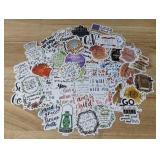50 New Faith and Spiritual Quotes Aesthetic Stickers for Water Bottles, Laptops, Scrapbooking Etc *E