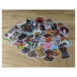 50 Brand New Cowboy Western Theme Aesthetic Stickers for Water Bottles, Laptops, Scrapbooking Etc *E