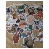 50 Brand New Boho Aesthetic Stickers for Water Bottles, Laptops, Scrapbooking Etc. *E
