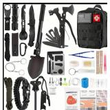 Brand New 100+ in 1 Survival Gear Kit - Camping, Emergency, Hiking, Outdoor and Wilderness