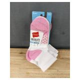 4 Brand New Pairs of Hanes Absolute Active Ankle Socks for Women - Size 5-9