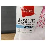 4 Brand New Pairs of Hanes Absolute Active Ankle Socks for Women - Size 5-9