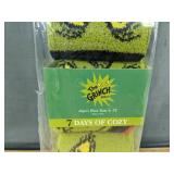 7 Brand New Pairs Cozy The Grinch Men