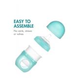 New Boon Nursh Reusable Silicone Pouch Baby Bottles - 3 Pack