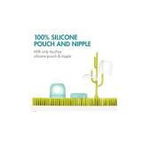 New Boon Nursh Reusable Silicone Pouch Baby Bottles - 3 Pack