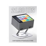 Brand New Adjustable Rotatable Laptop Stand with Heat Dissipation - Silver