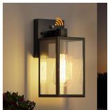 Brand New Black Dusk to Dawn Outdoor Iron Lighting Fixture