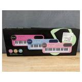 Brand New Rose Pink 37-Key Electronic Kids Piano with Microphone